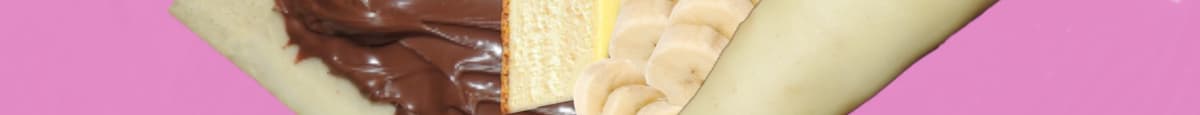 Banana Nutella & Cheesecake Crepe