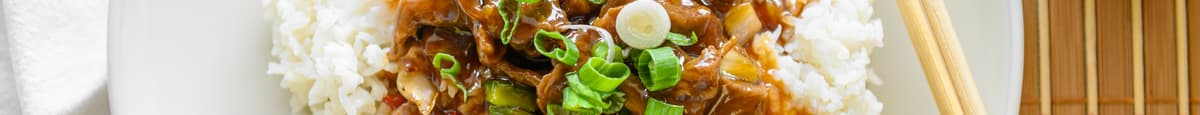 Poulet ou boeuf à la sauce “Hunan” / Chicken or Beef in “Hunan” Sauce
