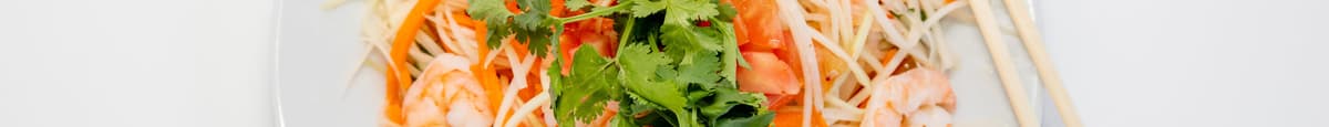 10 Green Papaya Shrimp Salad