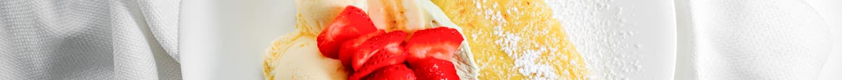 9.Strawberry Banana  Mocha Cake Crepe