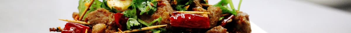 117. Spicy Lamb on Bamboo Stick