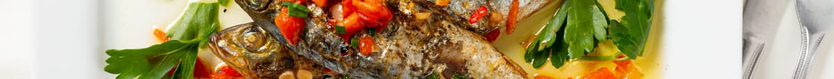 Entrée de sardines grillées / Grilled Sardines Appetizer