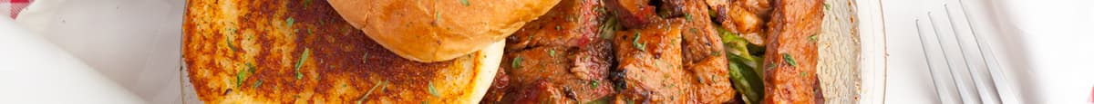 #1. – Beef Brisket, Pork Shoulder, Pork Ribs & Chicken