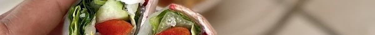 BBQ Pork & Shrimp Salad Rolls