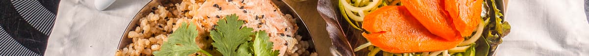 Grilled Salmon Rice Bowl