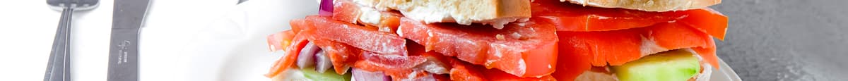 Lox Salmon Sandwich