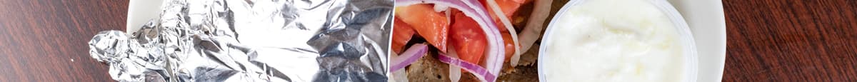 #3 Gyro Sandwich & Side Salad