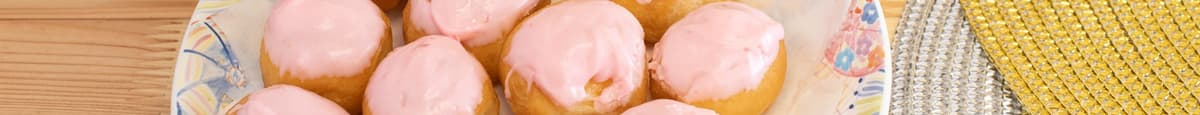 Strawberry Donut Holes Dozen