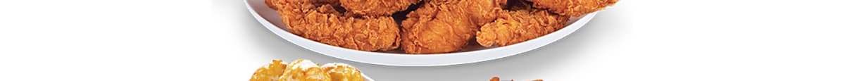 Chicken Mix (12 Pcs), Cajun Tenders (6 Pcs.), Biscuits & Family Fries (6 Pcs.)