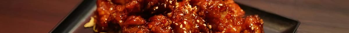 Spicy Honey Popcorn Chicken / dakgangjeong