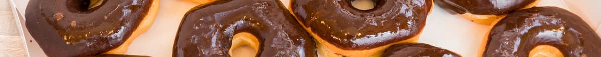A Dozen Chocolate Donuts