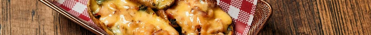 Cheesy Bacon & Kale Potato Skins (GF)