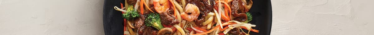 Beef & Shrimp Teppanyaki Noodles