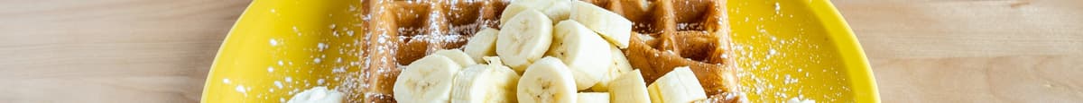 Gaufre à la banane-choco / Banana-Chocolate Waffle