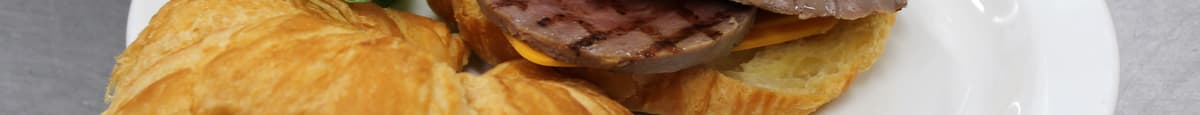 Croissant (Ham or Bacon) Sandwich