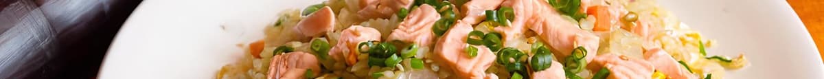 6. Szechuan Spicy Salmon Fried Rice