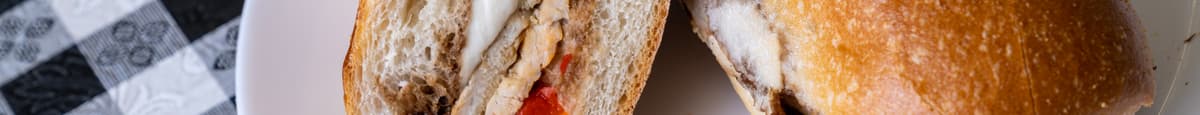 Grilled Chicken and Fresh Mozzarella Sandwich