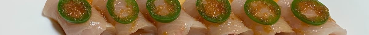 *Yellowtail Sashimi with Jalapeno