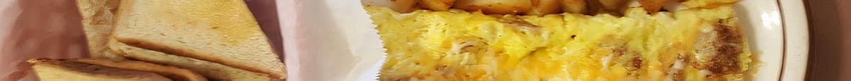 #7 Tortilla de salchichas y queso / Sausage & Cheese Omelette