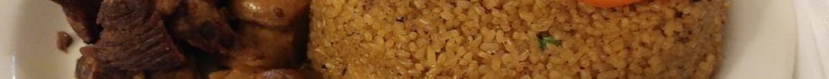 Thiebu Yapp ( Jollof rice with lamb meat )  ( Riz gras viande ) ( Thiebou Yapp ) ( Tiebu Yapp  )