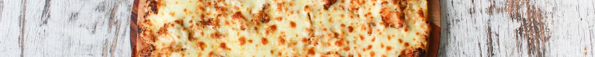 Cheese, Chicken and Garlic Pizza