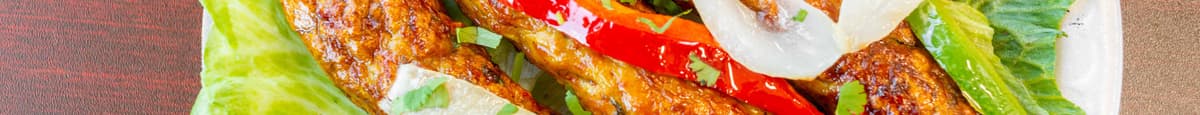 Deshi Chicken Shik Kebab (3 Pcs) w/Naan