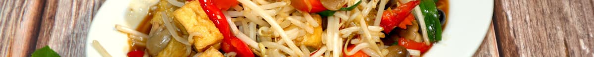 Bean Sprouts, Mushrooms and Tofu