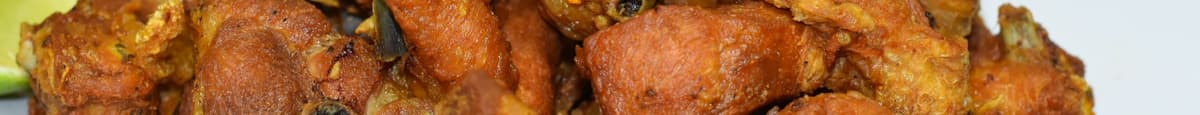 Fried Bone-in Chicken Chunks / Chicharron con Hueso