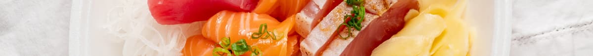 Sashimi Appetizer (Tuna, Salmon, Albacore, 9 pcs.)
