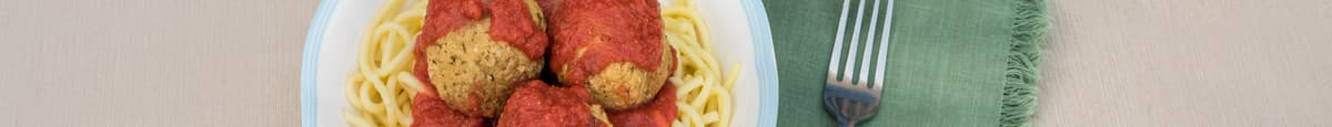 Spaghetti with Meat Balls and Marinera Sauce