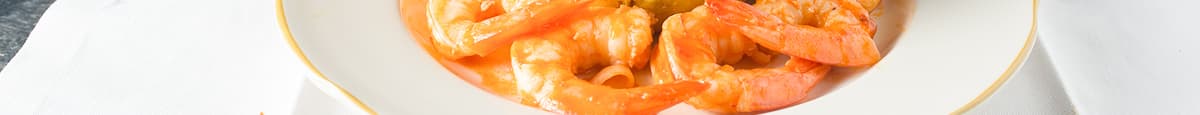 Mofongo de camarones - Shrimp mofongo