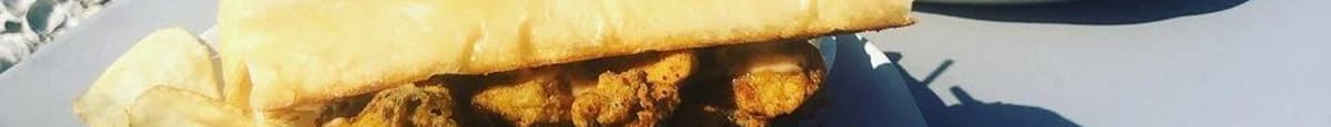 Oyster Po-Boy Sandwich