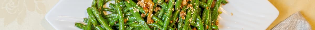 2. Fried Green Beans with Minced Pork
