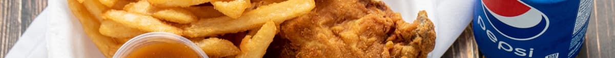 Poulet frit (2 mcx) / Fried Chicken (2 Pcs.)