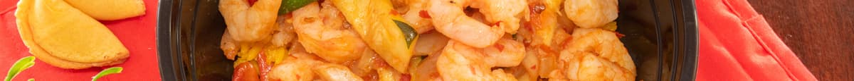 Spicy Shrimp with White Rice or Fried Rice