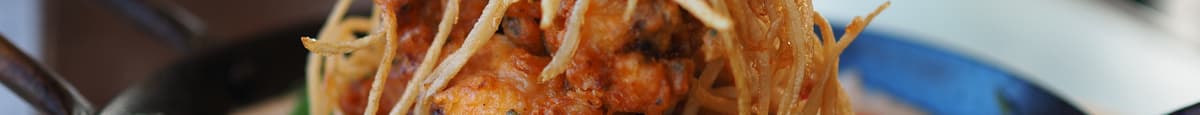 Korean Carbonara Crispy Chicken