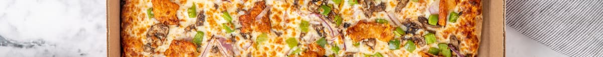 Small-Sized Tandoori Fish Pizza