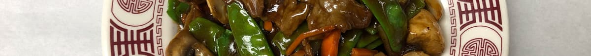 Beef with Peapods & Mushrooms