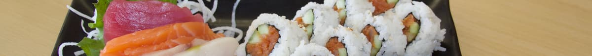5 Pec Sashimi w/California Roll  Combo