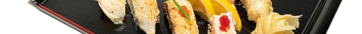 Aburi Nigiri - Lightly Seared Sushi (8 Pieces)