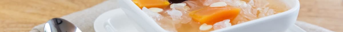 H10. Papaya Snow Fungus with Almond (Hot / Cold)