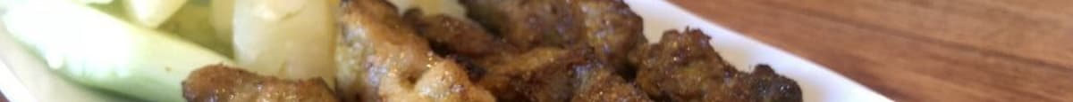 A2. Satay Chicken or Beef / 沙爹鸡串或⽜串 (4)