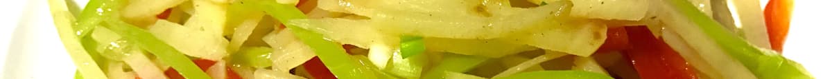 559. Stir-Fried Shredded Potatoes with Green Peppers / 青椒土豆丝