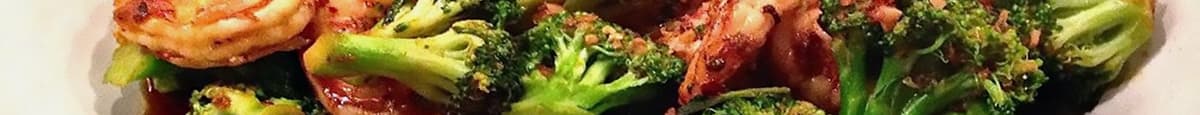 73. Shrimp with Broccoli(Large) 芥蓝虾