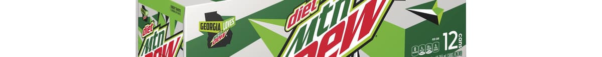 Diet Mountain Dew Low Calorie Soda Cans (12 oz x 12 ct)