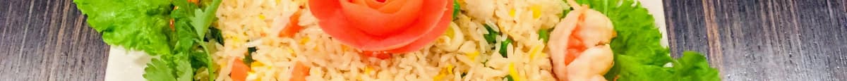F5. Shrimp Fried Rice Platter - Cơm Chiên Tôm