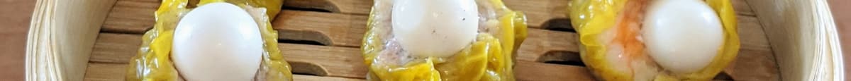 Shu Mai with Quail Egg