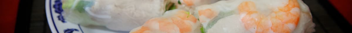 3. Shrimp & Pork Spring Rolls (2)