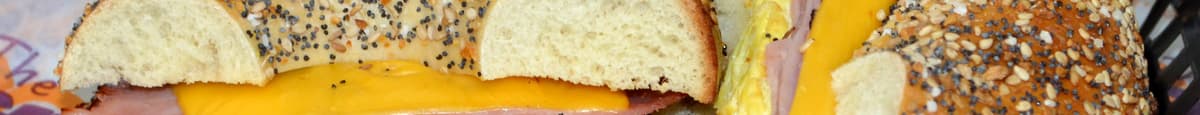 2 Eggs w/ Meat & Cheese Sandwich