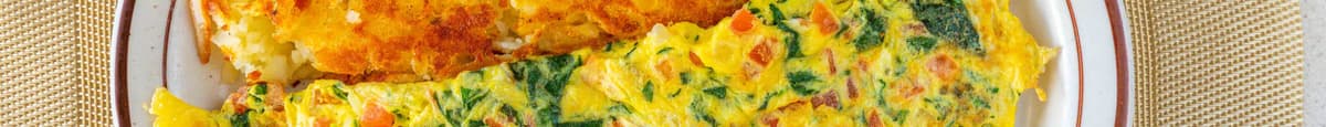 Spinach & Feta Cheese Omelets